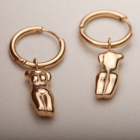 Female body earrings - Picture 2 of 6